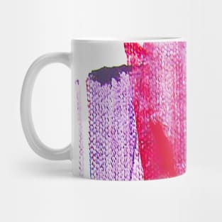 red abstract painting Mug